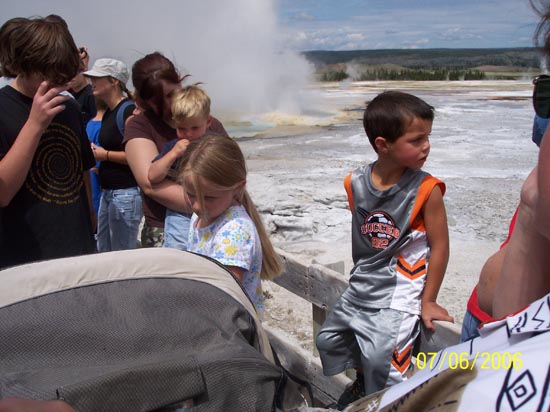 2006 family reunion in Yellowstone National Park